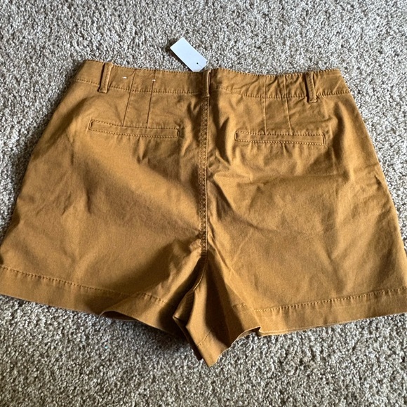 LOFT High Waist Brown Shorts - Picture 3 of 3
